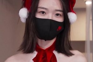 脚模摄影《小凌女神》第一部圣诞战衣美足私拍