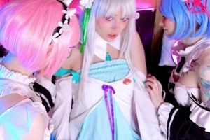 极品百合cos拉姆雷姆艾米莉亚