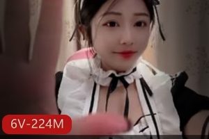 快手可爱主播桃子最新合集6V224M，森林直播甜美助眠